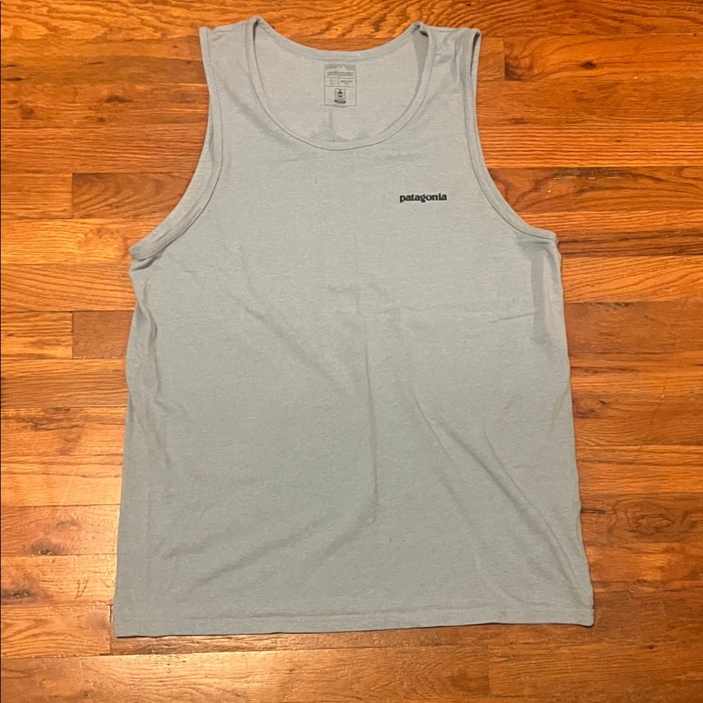 Patagonia Men's Sky Blue Tank Top